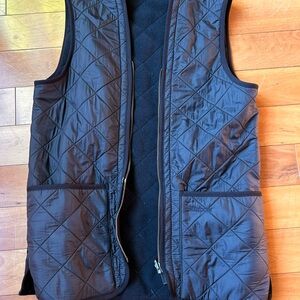 Barbour Navy Quilted Fleece Vest